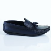 PALET Loafer Erkek Ayakkabı Deri Püsküllü Lacivert - 2
