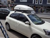 Mazda 3 Araç Üstü Port Bagaj Tabut Bagaj 350 Litre SİYAH RENK - 3