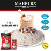 Mahbuba Rice Basmati Pirinç 9kg Sella 1121  Premium Kalite - 2