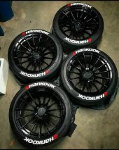 LASTİK YAZISI 8xli SET HANKOOOK 1.SINIF KALİTE SOLMAZ ARAÇ MOTORSİKLET LASTİK YAZI STIKER ETİKET - 1