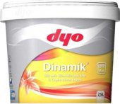 DYO DİNAMİK SİLİKONLU İPEK MAT İÇ CEPHE BOYASI 7.5 LT 10 KG (TÜM RENKLER) - 1
