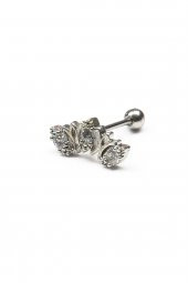 316L Çelik Cerrahi Burun-Kulak Kıkırdak Dudak Tragus Piercing FH10813 - 1