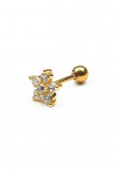 316L Çelik Cerrahi Burun-Kulak Kıkırdak Dudak Tragus Piercing FH10830 - 1