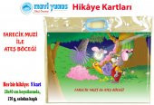 Mavi Yunus Farecik Muzi ile Ateş Böceği Hikaye Kartı (3-4-5 Yaş) - 1