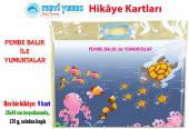 Mavi Yunus Pembe Balık ile Yumurtalar Hikaye Kartı (3-4-5 Yaş) - 1