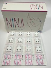 Nina Kulak Delme Küpesi Beyaz Madenli 12 Çift/1Plaka - 1