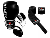 Yukon Alpha Kick Boks Eldiveni Boks Bandajı Kick Boks Seti 3 RENK - 1