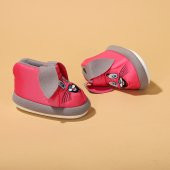 Kiko Kids Mrt Tavşanlı Okul Kreş Erkek/Kız Çocuk Ev Botu Panduf Fuşya - 1