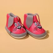 Kiko Kids Mrt Tavşanlı Okul Kreş Erkek/Kız Çocuk Ev Botu Panduf Fuşya - 3