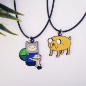 Finn Ve Jack Karakater  Bff Kolye Best Friend Kolye Dostluk Arkadaşlık Hediyelik - 1