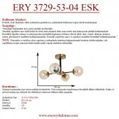 Eray Aydınlatma Topaç 4 lü Eskitme Avize thumbnail 4