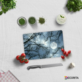 DECORITA Cam Kesme Tahtası- Gece Desen - 1