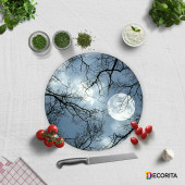 DECORITA Cam Kesme Tahtası- Gece Desen - 4