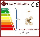 Eray Aydınlatma Topaç 4 lü Dikey Eskitme Avize - 3