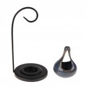 METAL STANDLI DAMLA TASARIMLI SERAMİK BUHURDANLIK - 5