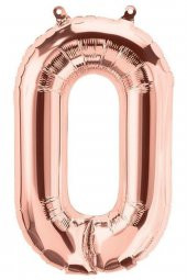 O Harf Rose Gold Folyo Balon 40 cm - 2