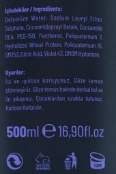 Life Professional Hair Silver Shampoo 500 Ml. (Gri-Beyaz-Platin Sarı Saç Şampuanı) - 4