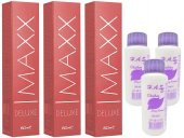 H.A.SS Oksidan 60 Ml. + Maxx Deluxe Saç Boyası 60 Ml. Şarap Kızılı-4/65 (3er Adet) thumbnail 1