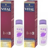 H.A.SS Oksidan 60 Ml. + Schwarzkopf Vital Saç Boyası 60 Ml. Altın Kumral-6-3 (2şer Adet) - 1