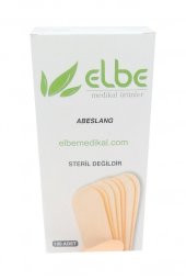Elbe Naturel Abeslang Spatula 100 Adet (Ağda Spatulası) - 1