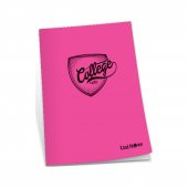 Çınar College Dikişli PP Kapak Çizgili Defter 21 cm x 29.7 cm 80 Yaprak - 1