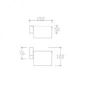 Tema Premium Serisi Banyo Kapaklı Wc Tuvalet Kağıtlığı Altın - 2