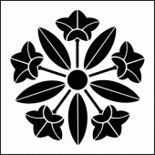 Çiçek Motif 4 Stencil Boyama şablonu 30x30 cm, Duvar Stencil, Fayans Stencil, Mobilya Stencil - 1