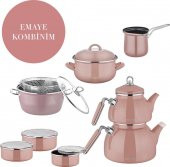 Neva Rose Chocolate Emaye Kombinim Set N2954 - 1