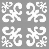Damask Karo-2 Stencil Boyama şablonu 30x30 cm, Duvar Stencil, Fayans Stencil, Mobilya Stencil - 1
