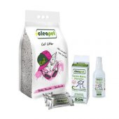Cleapet Kedi Kumu 10lt Pudralı +1 Nano Havlu+1 Nano Sprey 150ml - 1