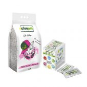Cleapet Kedi Kumu 10lt Pudralı+1 Kutu (15 Adet) Nano Mendil - 1