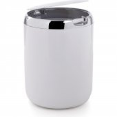 Primanova Tezgah Üstü Plastik Kapaklı Çöp Kovası 3 lt Beyaz M-E29-01-P thumbnail 1