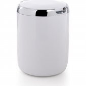 Primanova Tezgah Üstü Plastik Kapaklı Çöp Kovası 3 lt Beyaz M-E29-01-P thumbnail 2