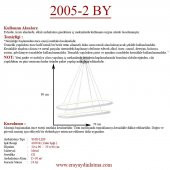 Eray Aydınlatma 2005-2 Beyaz Elips Led  Avize - 4