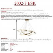 Eray Aydınlatma 2002-3 Eskitme Led Avize - 4