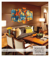 Harmony 5 Parça Kanvas Tablo 135X85 Cm, Kanvas Üzerine Dijital Baskı - 3