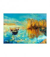 Afternoon 6 Parça Kanvas Tablo 180x90 Cm - 1