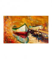 Georgia 5 Parça Kanvas Tablo 135X85 Cm - 4