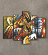 Stay 5 Parça Kanvas Tablo 135X85 Cm - 2