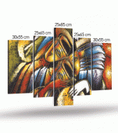 Stay 5 Parça Kanvas Tablo 135X85 Cm - 4