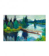 Nature 5 Parça Kanvas Tablo 135X85 Cm - 1
