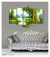 Hope 5 Parça Kanvas Tablo 135X85 Cm - 3