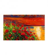 Sunrise 5 Parça Kanvas Tablo 135X85 Cm - 1