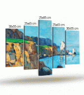 KS-334 5 Parça Kanvas Tablo 135X85 Cm - 4
