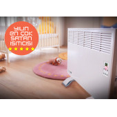 İvigo EPK4590E25B Beyaz 2500 W Dijital Elektrikli Konvektör Isıtıcı AYAKLI - 1