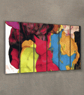 Shine 6 Parça Kanvas Tablo 180X90 Cm - 2