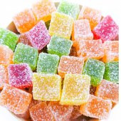 Toz Şekerli Buzlu Meyve Aromalı Lokum 500 Gr - 2