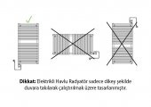 İVİGO 450 Watt Elektrikli Havlu Isıtıcı / İnox - 1