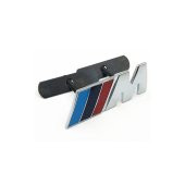 BMW M Ön Izgara Böbrek Logo Metal Amblem Süper Paslanmaz Çelik - 1