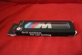 BMW M Ön Izgara Böbrek Logo Metal Amblem Süper Paslanmaz Çelik - 2